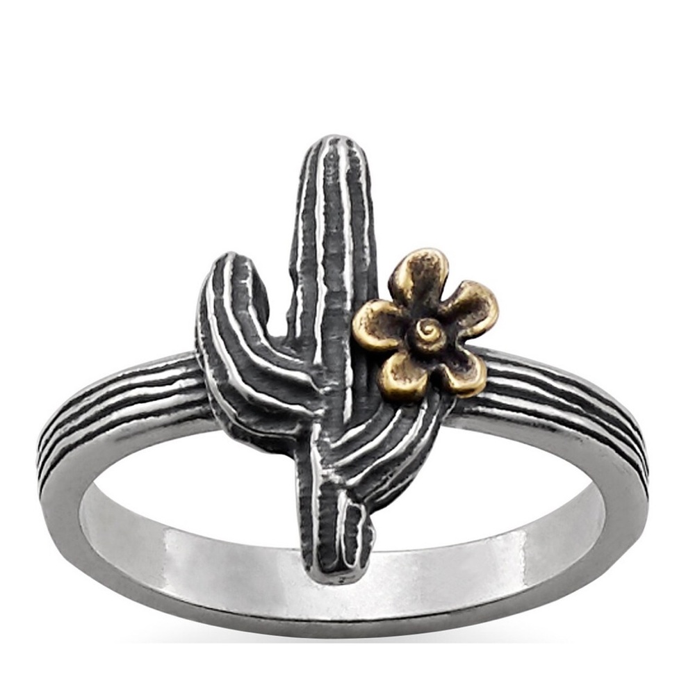 James Avery Silver Cactus blossom Ring - Picture 4 of 6